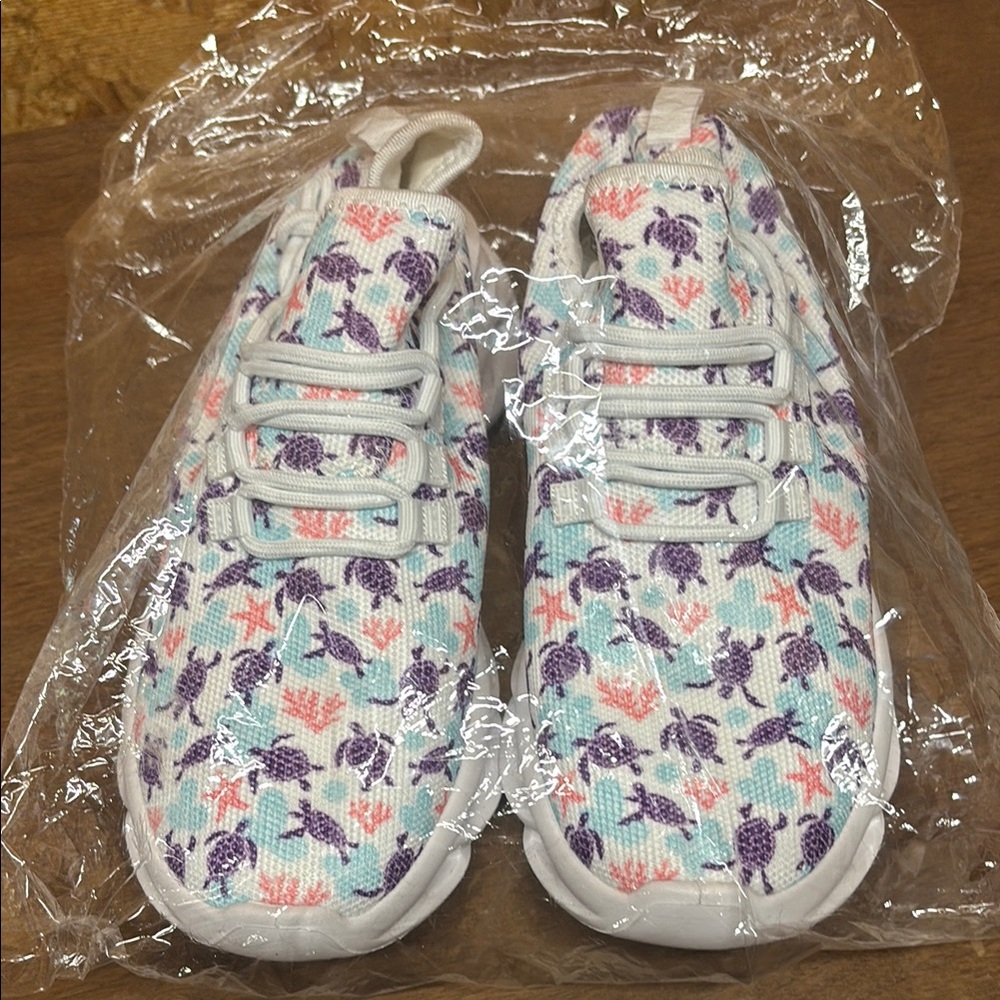 105. Turtle Patterned Sneakers